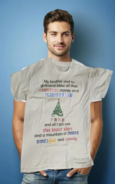 Excessively Wordy Christmas Brother Shirt